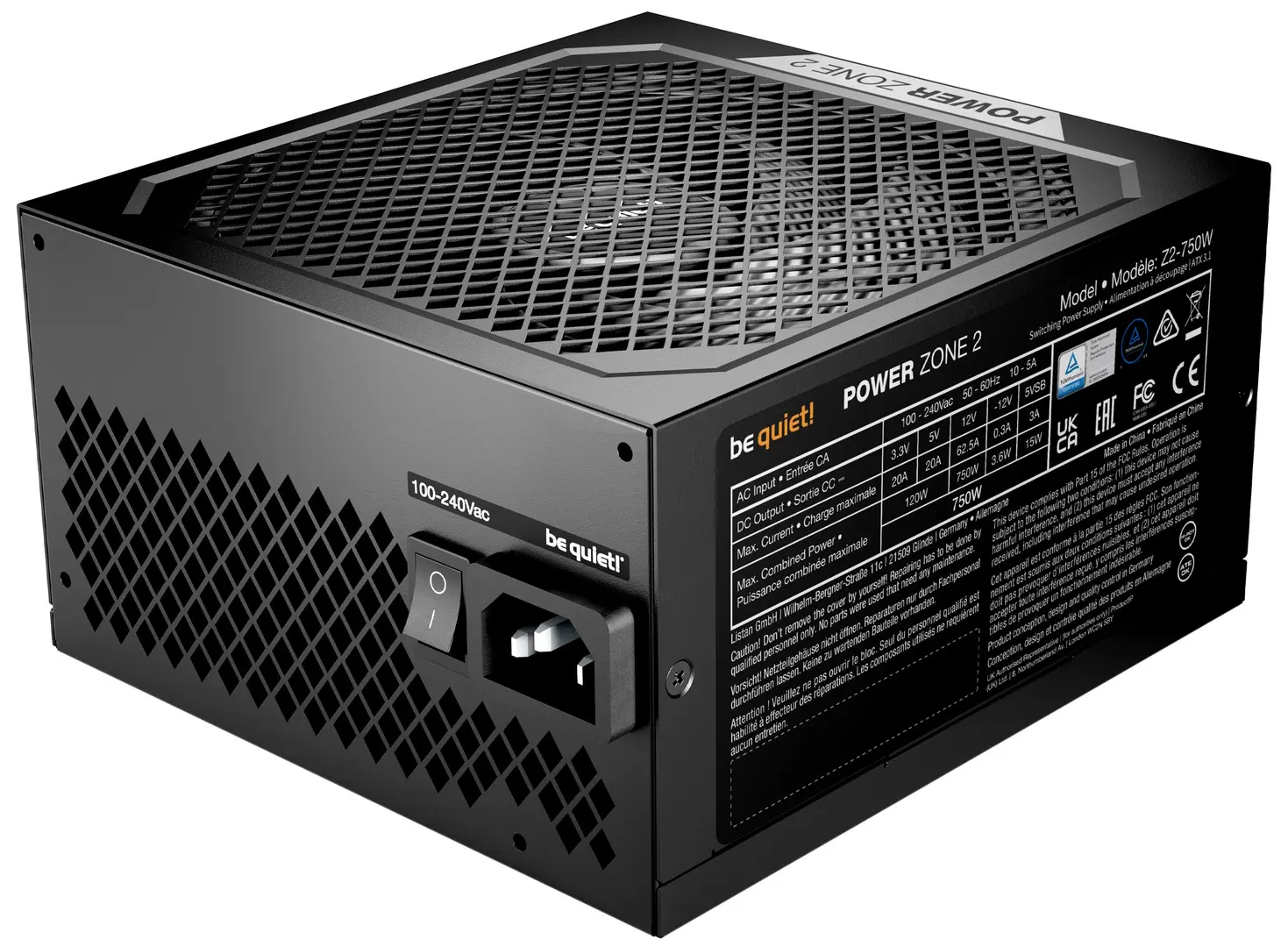 Sursa de alimentare Be quiet! Power Zone 2 750W (Black)