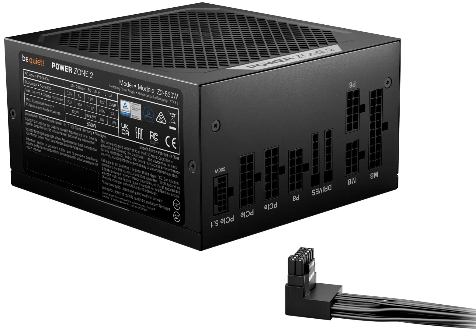 Sursa de alimentare Be quiet! Power Zone 2 850W (Black)