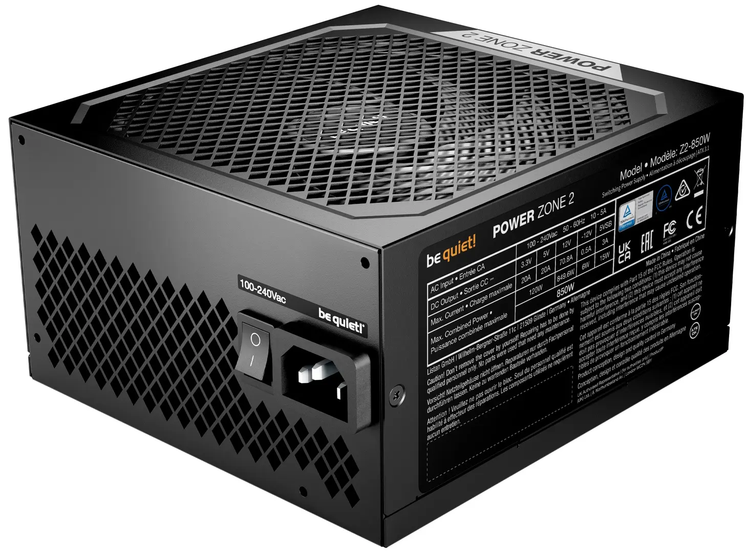 Sursa de alimentare Be quiet! Power Zone 2 850W (Black)