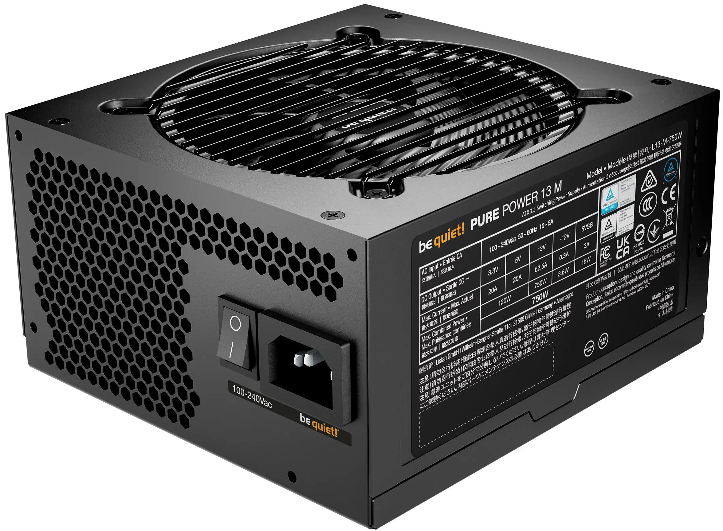 Sursa de alimentare Be quiet! Pure Power 13 M 750W (Black)