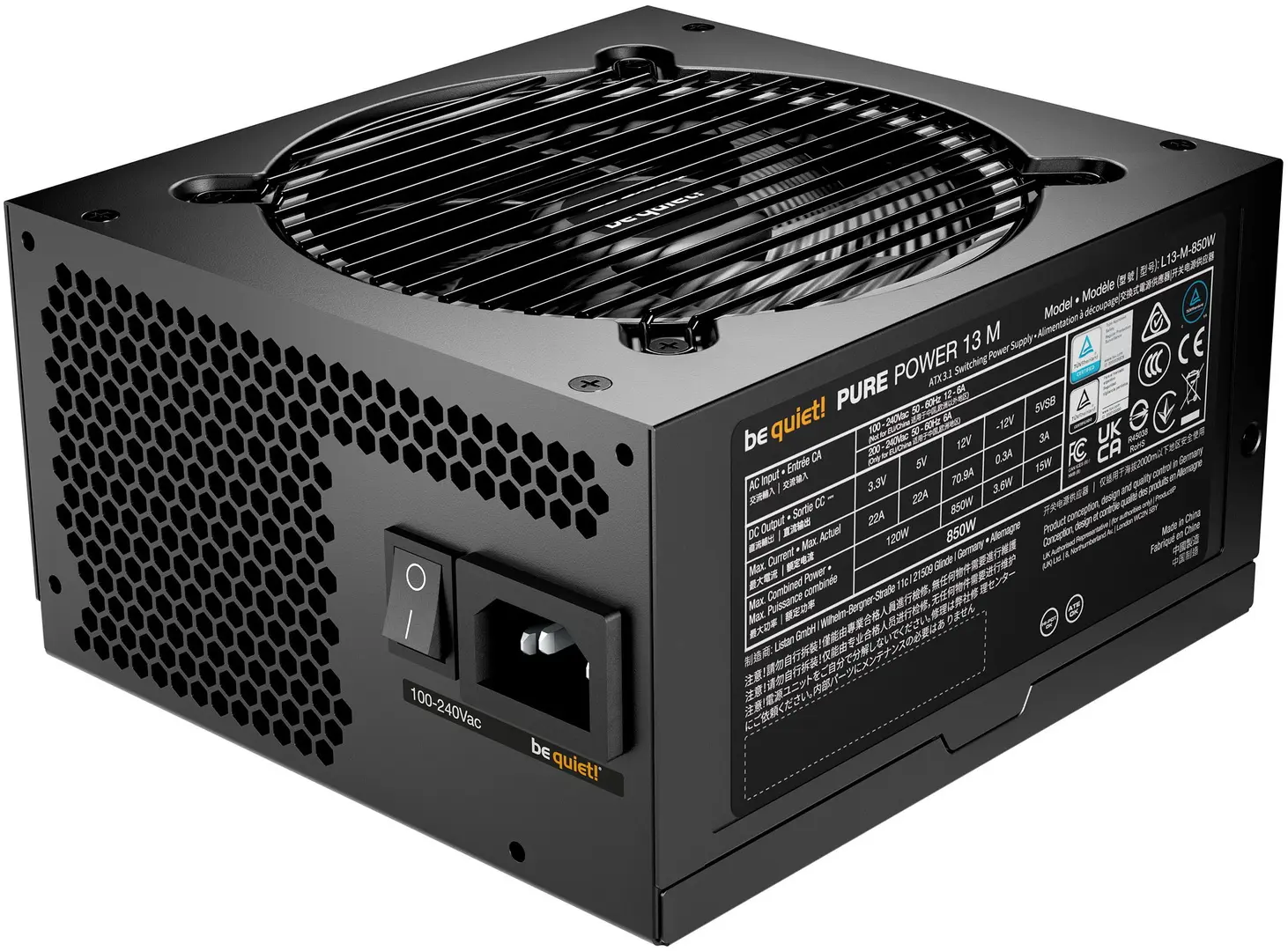 Sursa de alimentare Be quiet! Pure Power 13 M 850W (Black)