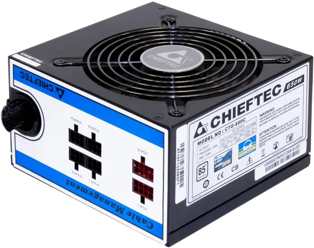 Sursa de alimentare Chieftec A-80 CTG-650C (Black)