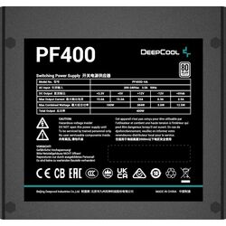 Блок питания Deepcool PF400 400W (Black) Thumb