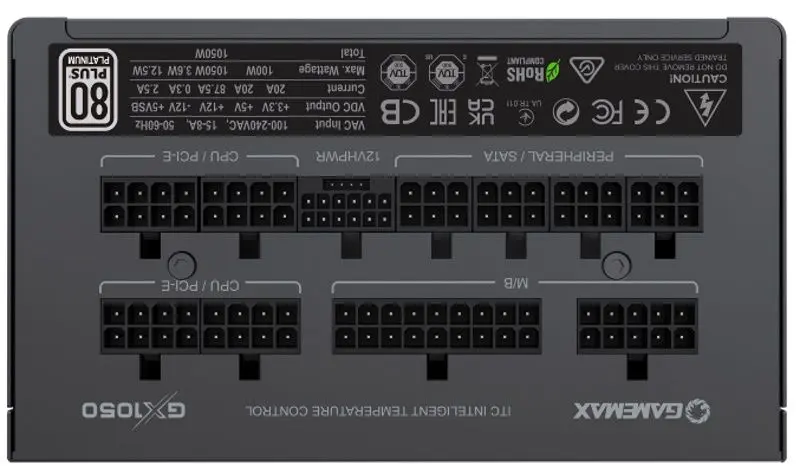 Блок питания GameMax GX-1050 Pro (Black)