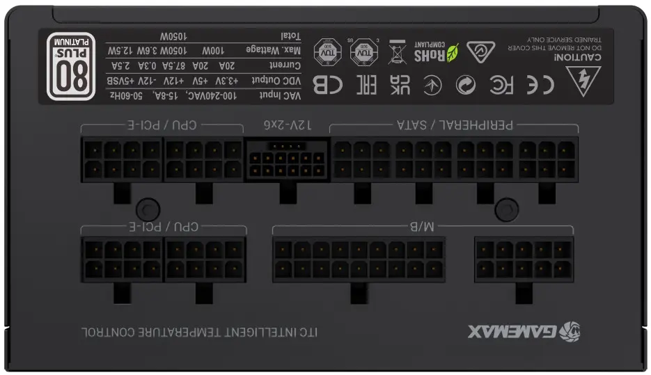 Sursa de alimentare GameMax GX-1050G Pro (Black) - 4