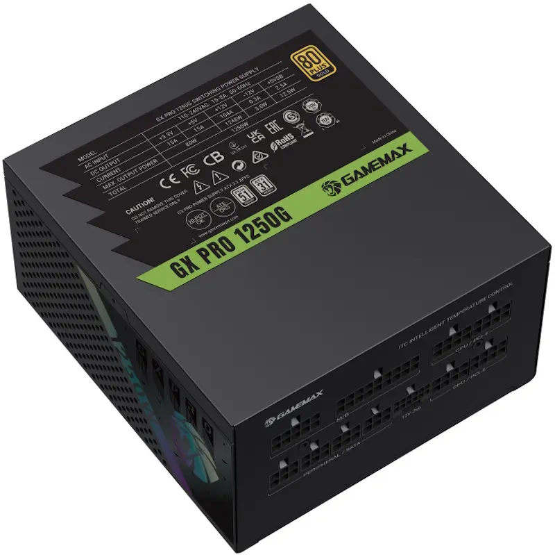 Sursa de alimentare GameMax GX-1250G Pro (Black) - 4