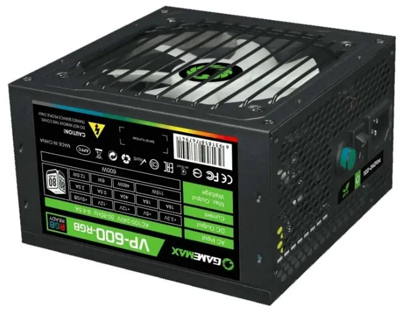 Sursa de alimentare Gamemax VP-600-RGB 600W (Black)