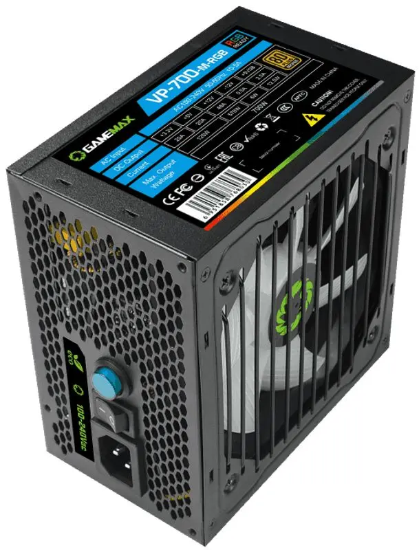 Sursa de alimentare Gamemax VP-700-RGB-M 700W (Black)