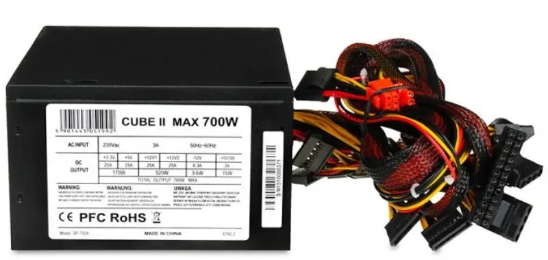 Блок питания iBOX Cube II 700W (Black)