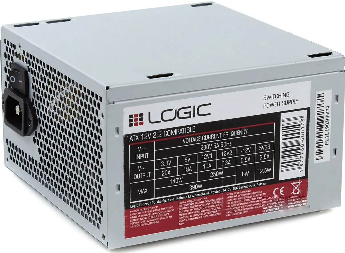 Блок питания Logic Concept 600W (ZAS-LOGI-LC-600-ATX-PFC) - 2