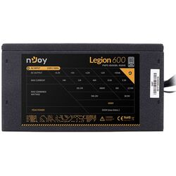 Sursa de alimentare nJoy Legion 600 80+ Silver (Black) Thumb