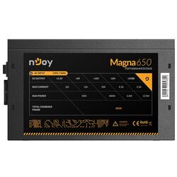 Sursa de alimentare nJoy Magna 650 80+ Bronze (Black) Thumb
