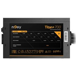 Sursa de alimentare nJoy Titan+ 700 80+ Bronze (Black) Thumb
