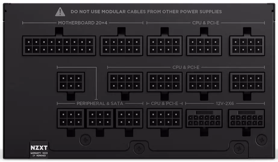 Блок питания NZXT C1500 Platinum ATX 3.1 PA-5P1BB-EU 1500W (Matte Black)