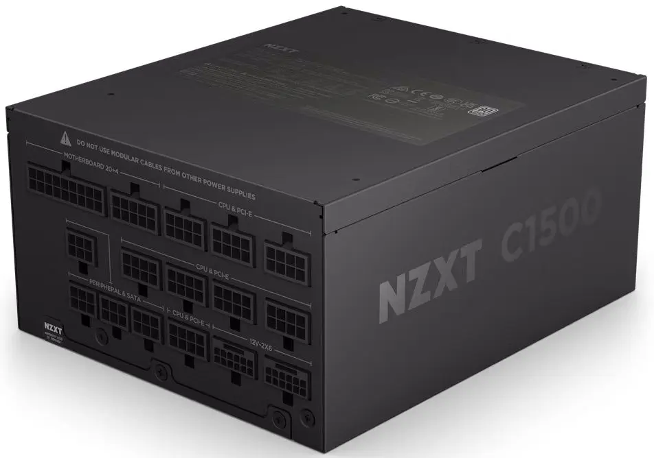 Блок питания NZXT C1500 Platinum ATX 3.1 PA-5P1BB-EU 1500W (Matte Black)