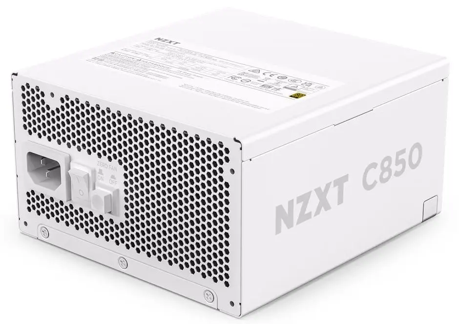 Блок питания NZXT C850 Gold ATX 3.1 PA-8G2BW-EU (Matte White)