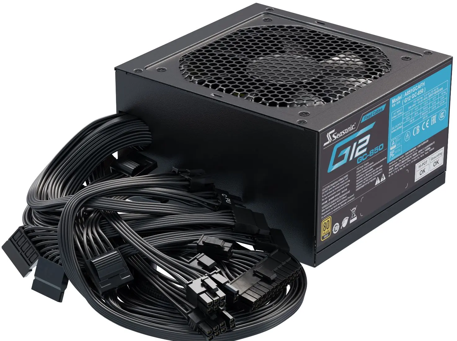 Sursa de alimentare Seasonic G12 GC-750 80+ Gold (Black) - 4