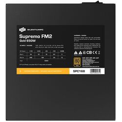 Блок питания SilentiumPC Supremo FM2 Gold 650W (Black) Thumb