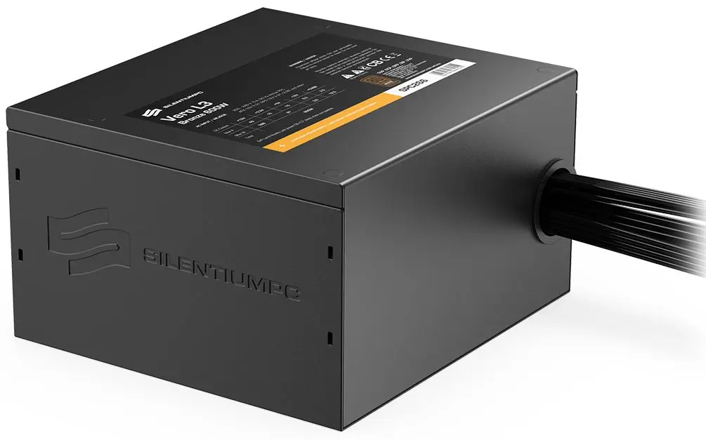 Блок питания SilentiumPC Vero L3 Bronze 600W (Black) - 4