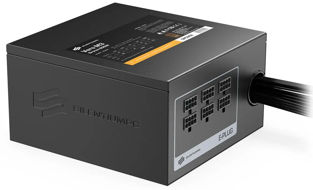 Блок питания SilentiumPC Vero M3 Bronze 600W (Black) - 4
