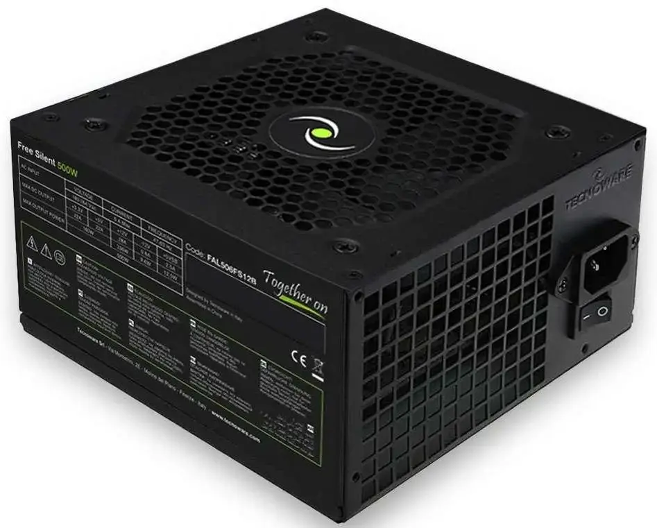 Блок питания Tecnoware Free Silent 500W (Black)
