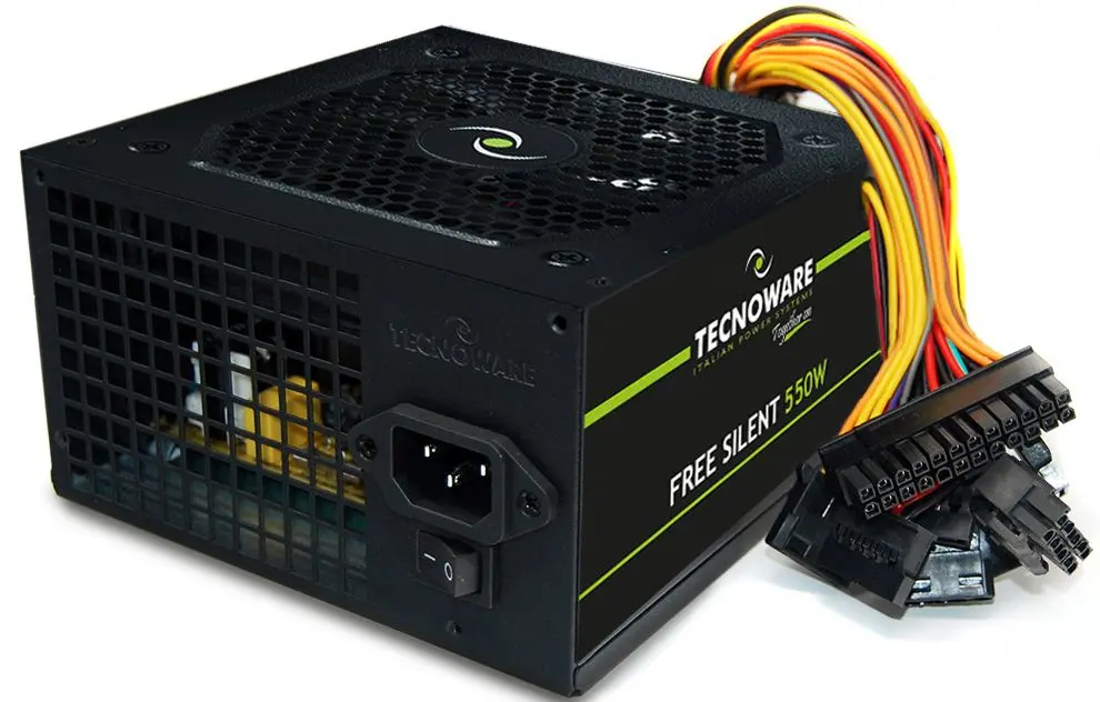 Блок питания Tecnoware Free Silent 550W (Black)