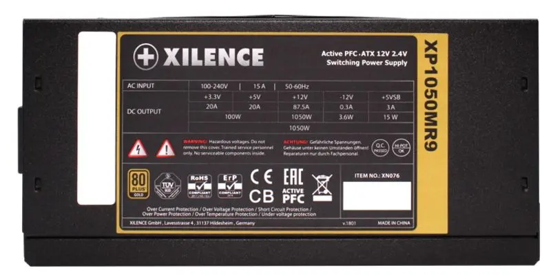 Sursa de alimentare Xilence Performace X XP1050MR9 1050W (Black)