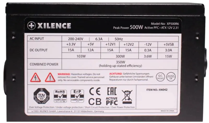 Sursa de alimentare Xilence Performance C XP500R6 500W (Black)
