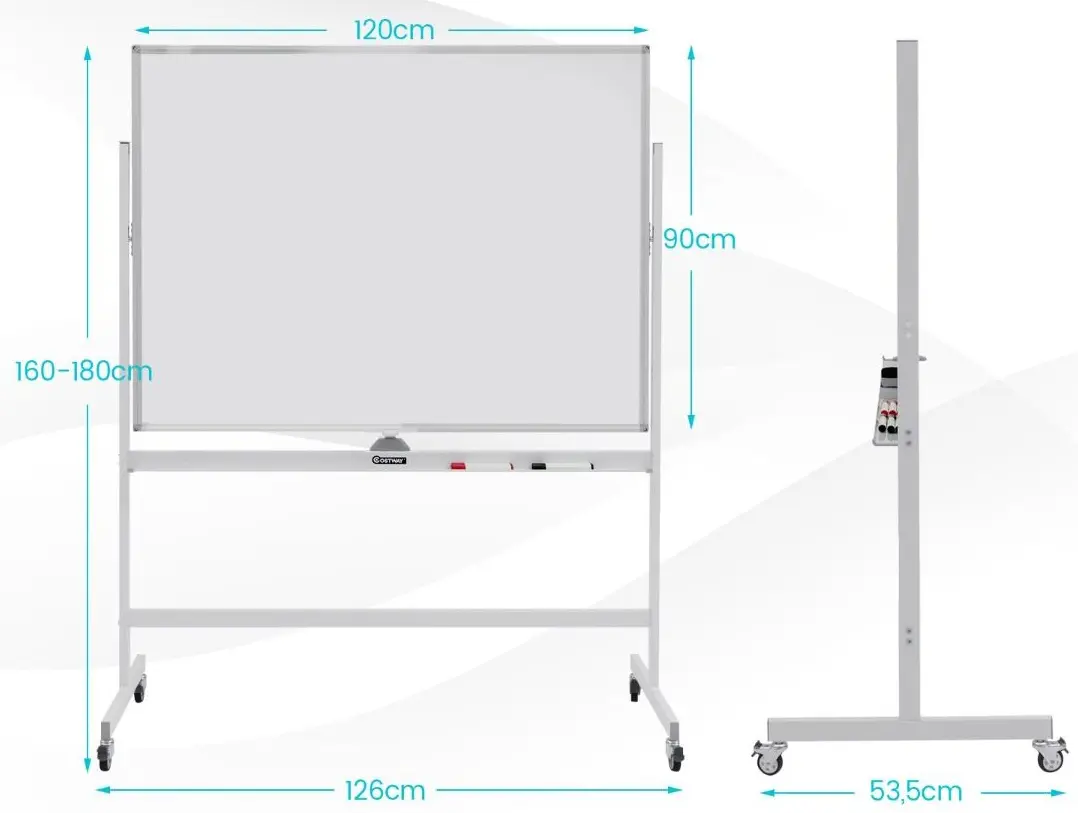 Tabla magnetica Costway CB10389WH (White)
