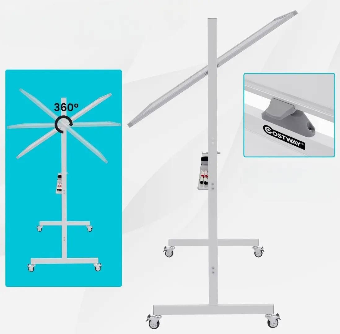 Tabla magnetica Costway CB10389WH (White)