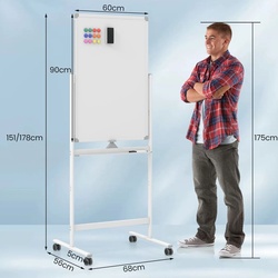 Tabla magnetica Costway CB10563WH (White) Thumb