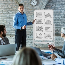 Tabla magnetica Costway CB10563WH (White) Thumb