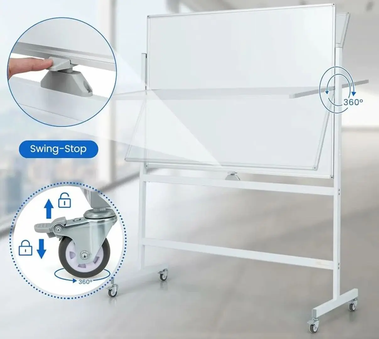 Tabla magnetica Costway CB10566WH (White)