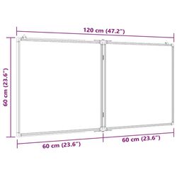 Складная магнитная доска VidaXL 4005355 (White) Thumb