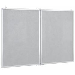 Tabla magnetica pliabila VidaXL 4005356 (White) Thumb