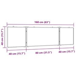 Складная магнитная доска VidaXL 4005364 (White) Thumb