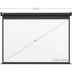 Ecran de proiectie Homcom 001-004V90BK (Black) Thumb