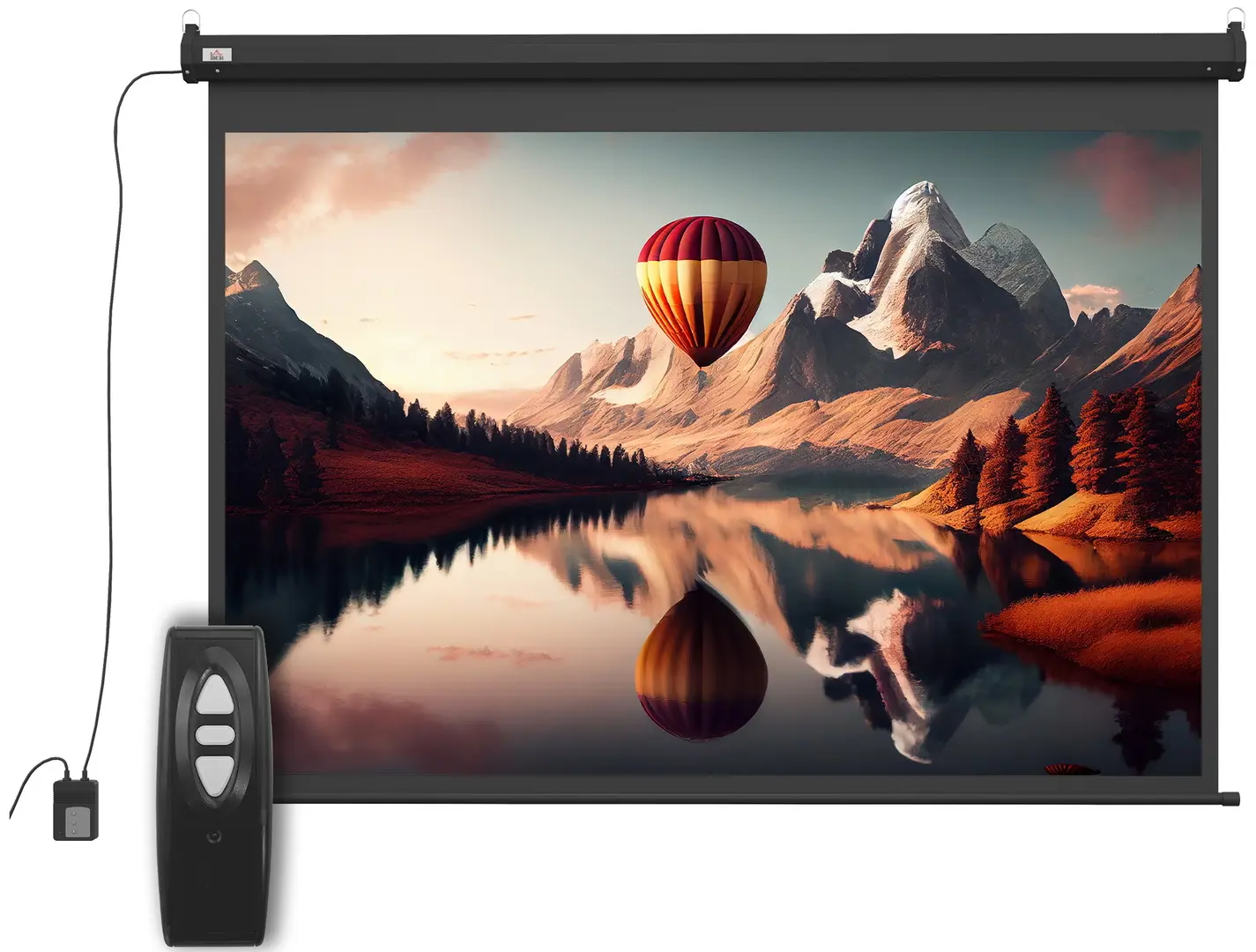 Ecran de proiectie Homcom 001-004V90BK (Black)