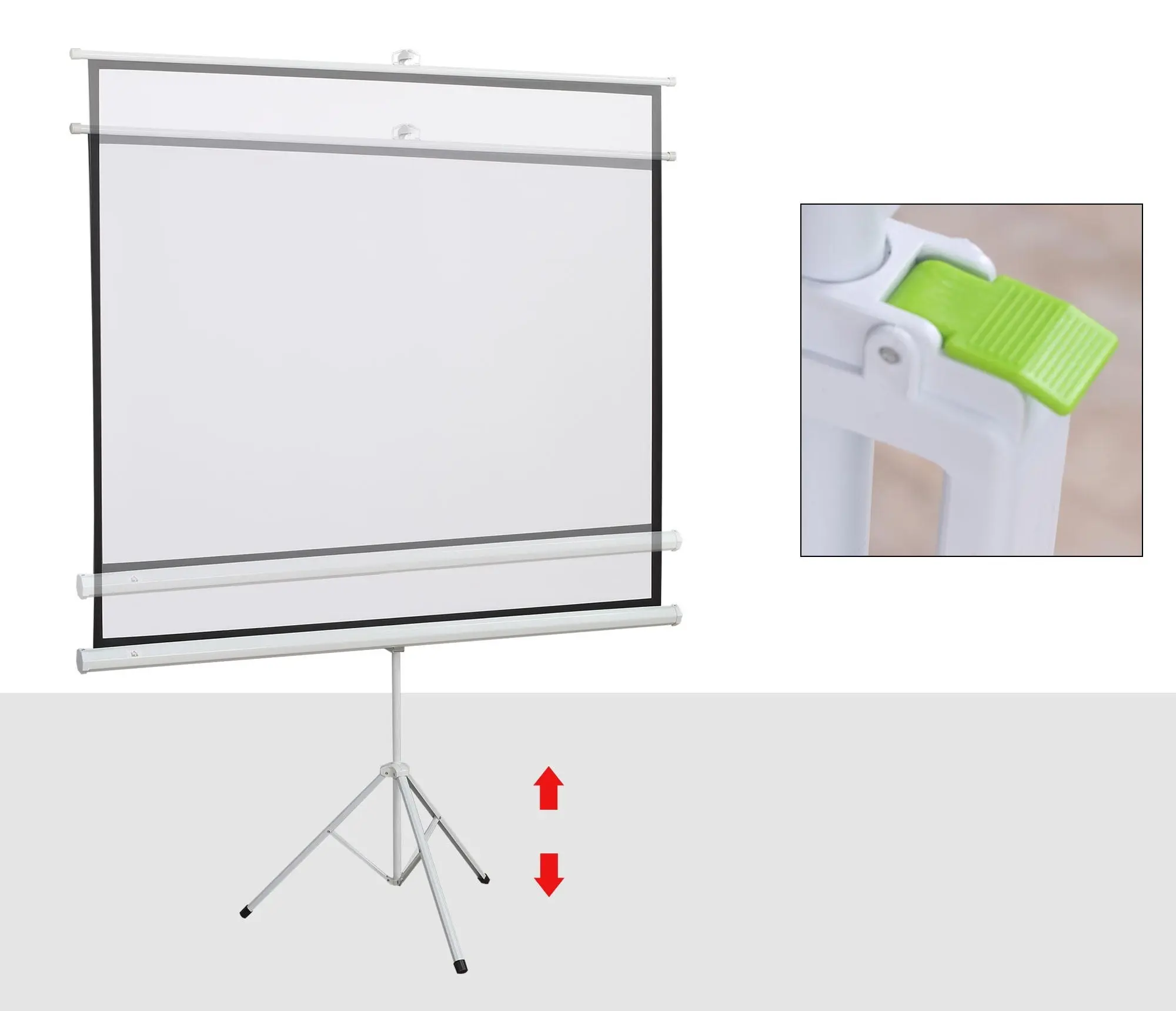 Ecran de proiectie Homcom 001-007 (White) - 5