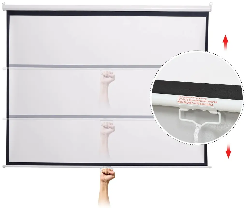 Ecran de proiectie Homcom 001-010 (White/Black) - 3