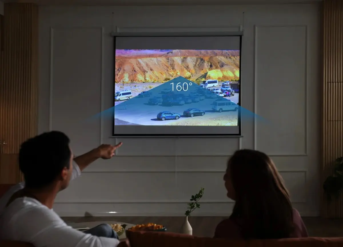 Ecran de proiectie Homcom 001-010 (White/Black) - 7