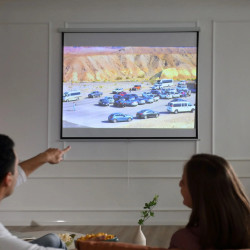 Ecran de proiectie Homcom 001-010 (White/Black) Thumb