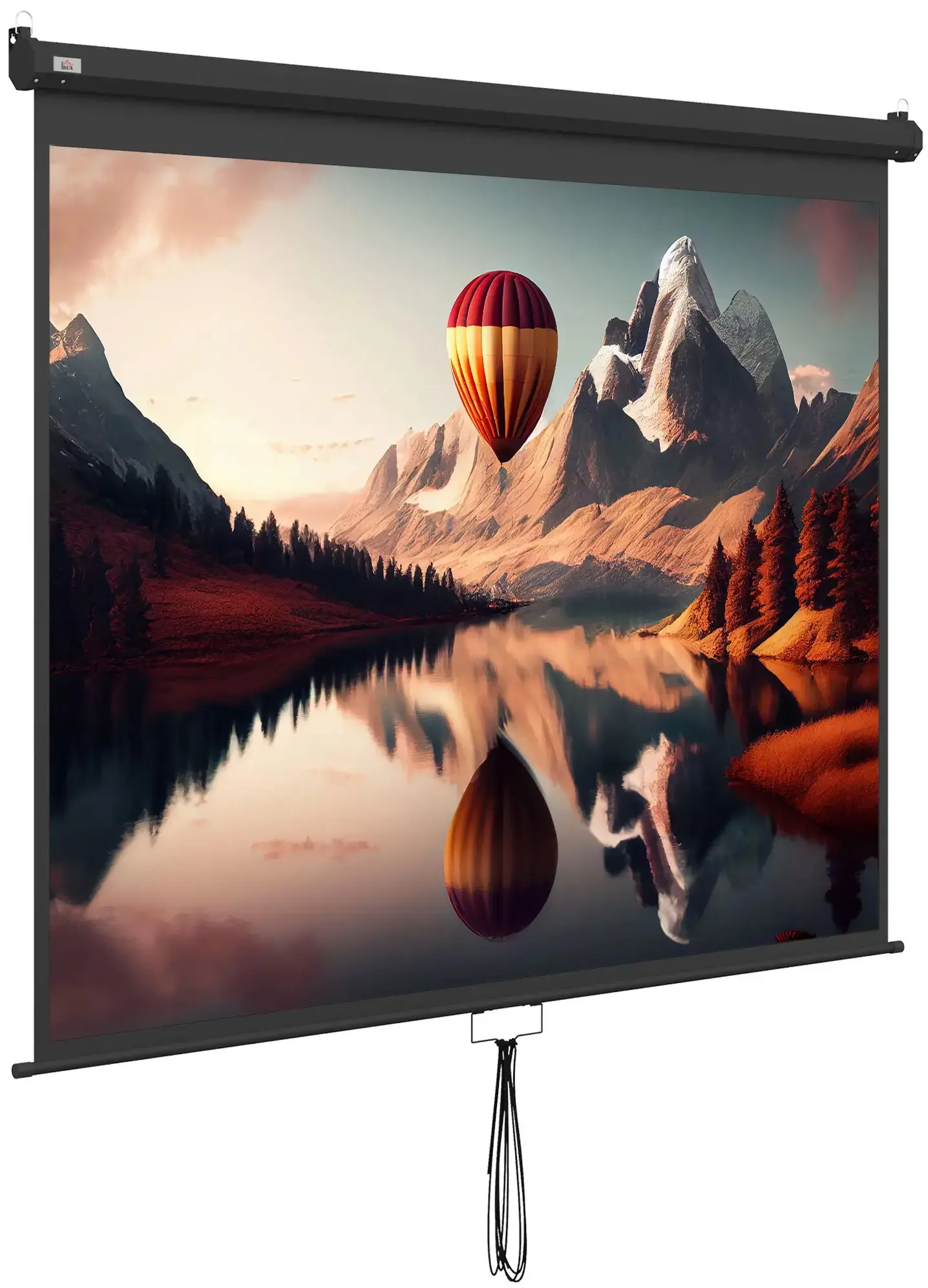 Ecran de proiectie Homcom 001-010V00BK (Black/White) - 2