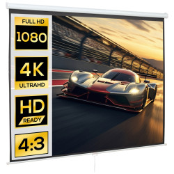 Проекционный экран Homcom 001-010V01 (White/Black) Thumb