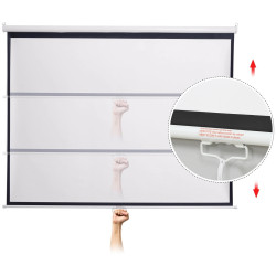 Проекционный экран Homcom 001-010V01 (White/Black) Thumb