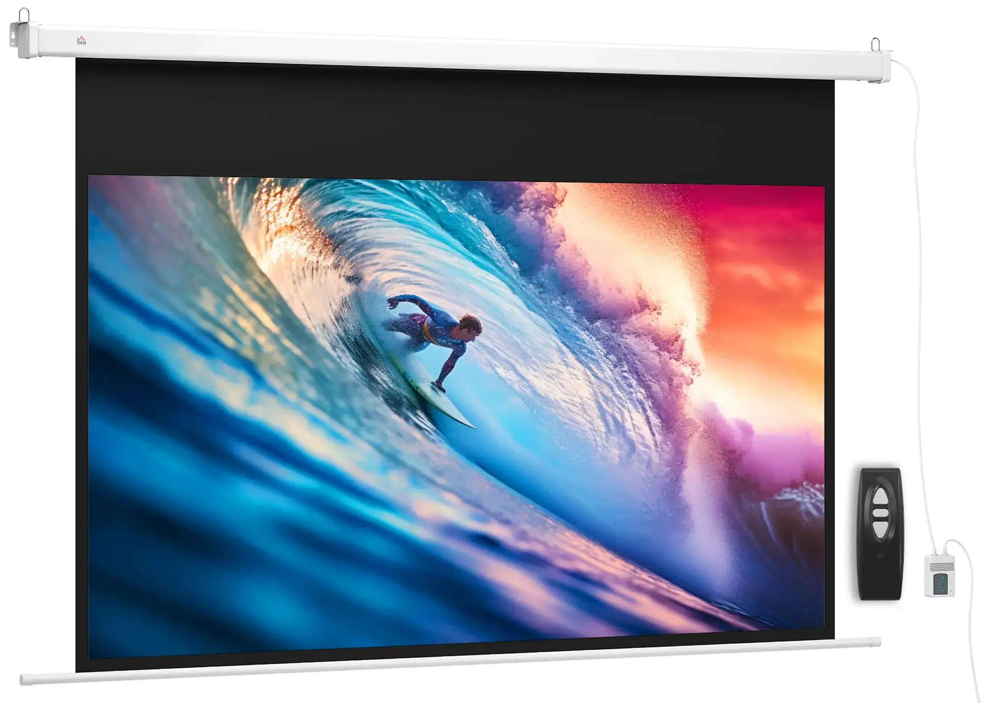 Ecran de proiectie Homcom 001-015V92WT (White) - 2
