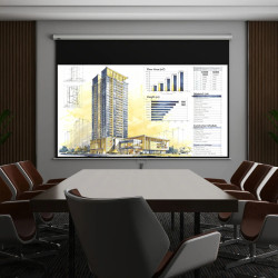 Проекционный экран Homcom 001-017V00WT (White) Thumb