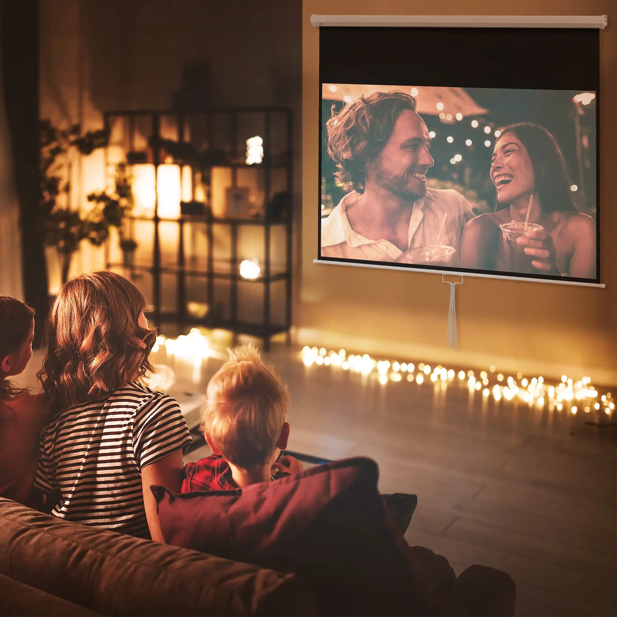 Ecran de proiectie Homcom 001-018V00WT (White) - 7