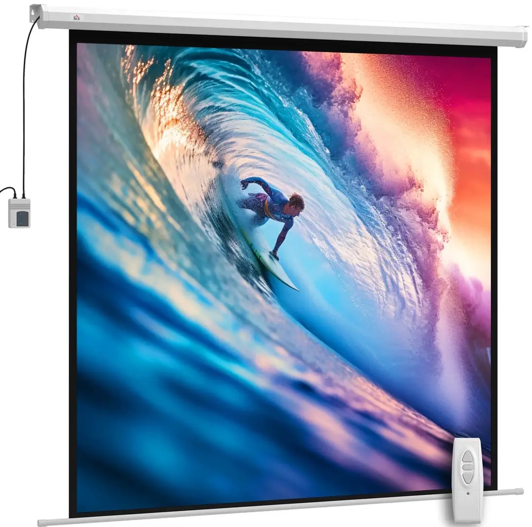 Проекционный экран Homcom 001-024V91WT (White)