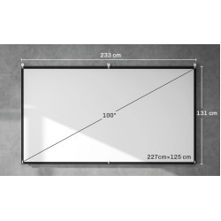 Проекционный экран Homcom 001-025V00WT (White) Thumb